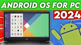 Android OS Install In PC With Gearlock  Best Android OS for PC 2024  Android OS for Low End PC