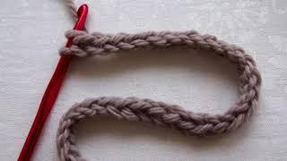 Как связать шнурок крючком.Вязание шнура крючкомпросто и быстро  Урок 249 How to crochet a shoelace