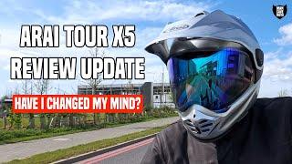 Arai Tour X5 Review Update - How did it cope with a UK Winter ?