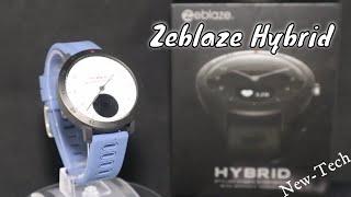 Zeblaze HYBRID Smartwatch Dual Modes Heart Rate Blood Pressure Monitor Sports Fitness Tracker