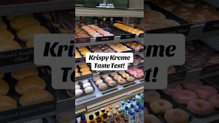 Krispy Kreme Taste Test #shorts