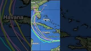 TROPICS WATCH  Central Florida in cone for projected Category 3 hurricane