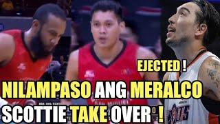 GINEBRA NILAMPASO ANG MERALCO  SCOTTIE AT PRINGLE TAKE OVER  HODGE EJECTED 