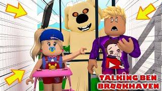  BEBEKLER EVDE TEK BAŞINA TALKİNG BEN İLE OYNUYOR  ROBLOX BROOKHAVEN RP  