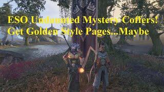 ESO Undaunted Mystery Coffers Get Gold Style Pages Maybe