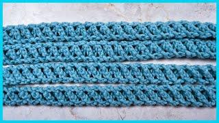 CORREA para BOLSO  o CINTURONES En Crochet #2