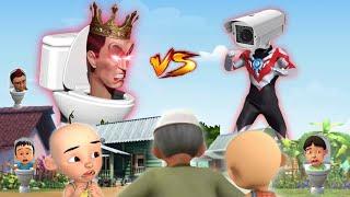 Upin Ipin minta bantuan Ultraman CCTV melawan Raja Skibidi Toilet