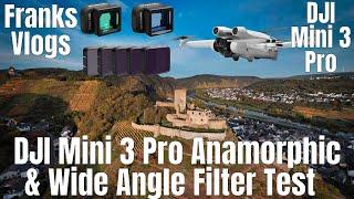 DJI Mini 3 Pro Drohnen Herbst mit Freewell Anamorphic &  Weitwinkel Filter in Eifel und an der Mosel