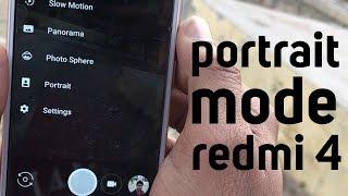 Portrait mode in Redmi 44x Background Blur HDR+ Google Camera