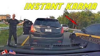 BEST OF ROAD RAGE  Bad Drivers Instant Karma Road Rage compilation  JULY 2024