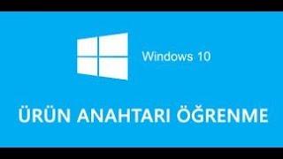 Windows Ürün Anahtarı Bulma Kesin Çözüm Windows 10 Windows 8 Windows 7