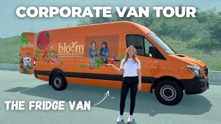 Our Coolest Build Yet Meet The Fridge Van  CORPORATE VAN TOUR