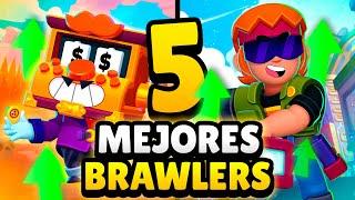 ¡WIN TROPHIES WITH THEM  TOP 5 *BEST* BRAWLERS of this META ⬆  Brawl Stars
