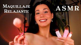 ASMR TE MAQUILLO  & Cuidado Capilar Masajes Skincare  Roleplay en Español