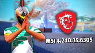 اقوي نسخه MSI 4.240 مع اقوي اعدادات للهيد شوت و الريجيديت للاجهزه الضعيفه BEST MSI LITE LOW END PC