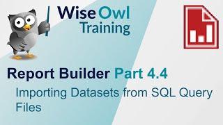 SSRS Report Builder Part 4.4 - Importing Datasets from SQL Query Files