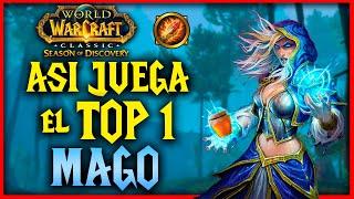 WOW CLASSIC+ SoD GUÍA RUNAS TALENTOS Y ROTACIÓN MAGO PVE SEASON OF DISCOVERY FASE 1  MUCHAMIEL