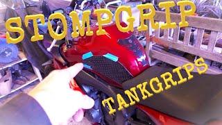 HOW TO - tank grip STOMP GRIP Fazer FZ6 Yamaha #tankgrip #motorbike #bike #tank #stompgrip