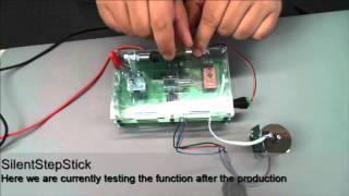 E-Test of SilentStepStick TMC2100TMC2130TMC2208 Stepper Motor Drivers