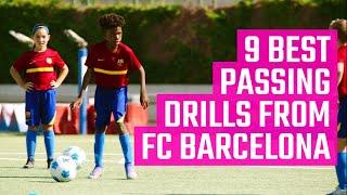 9 Best Passing Drills from FC Barcelona  Fun Youth Soccer Drills on the MOJO App