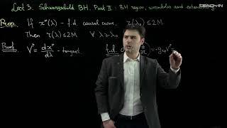 Овчинников С.Г. - Classical theory of black holes - 3. Schwarzschild black holes. Part II