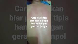 yg lagi#viral kerokan hanya pakek jari tangan