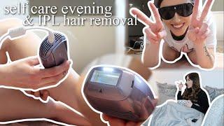 self-care routine & at home laser hair removal 