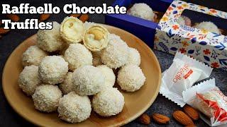 Homemade Raffaello Coconut Almond Balls Recipe Easy Ferrero Rocher Truffles