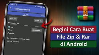 Cara Membuat File Zip & Rar di Android