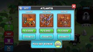 Full Atlantis set gameplay  Tiny Gladiators