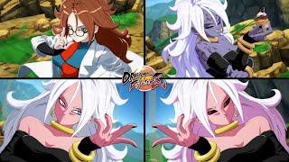 NEW Android 21 Special QuotesInteractions WLabcoat-Majin-Good-Evil 21 Dragon Ball FighterZ
