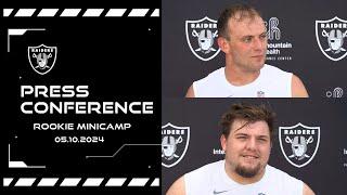 Bowers Powers-Johnson Glaze and Richardson Presser - 5.10.24  Raiders  NFL