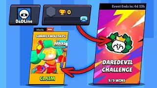 0 TROPHY Account in DAREDEVIL CHALLENGE + Box Opening - Brawl Stars