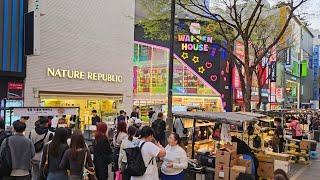 Seoul KOREA - Myeongdong Shopping Street 2024 Travel Vlog