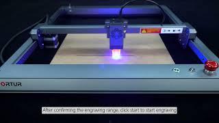 How to connect your Ortur Laser Master 3 with Lightburn and set the parameter to engrave your work.