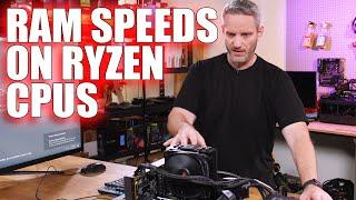 Does RAM affect Ryzen CPU performance?? Watch and learn