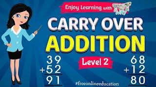 Addition with Carrying Carry Over Addition Grade 1 & 2 Maths  Tutway