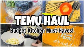 TEMU HAUL  Budget Friendly Kitchen Items  TEMU KITCHEN MUST-HAVES  #temu