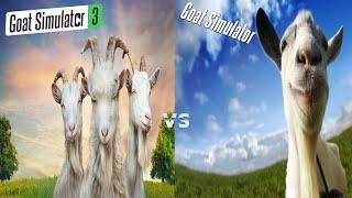 Goat Simulator 3 vs Goat Simulator - Direct Comparison Attention to Detail
