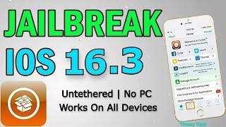 Jailbreak iOS 16.3 Untethered No Computer - Unc0ver Jailbreak 16.3 Untethered
