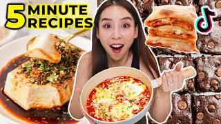 I Tried Viral 5 Minute TikTok Recipes *mindblown* 