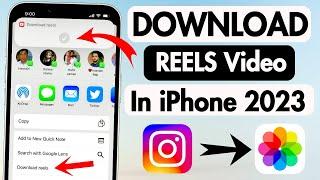 Save Instagram Reels Videos in Gallery iPhone  How to Download Reels From Instagram on iPhone 2023