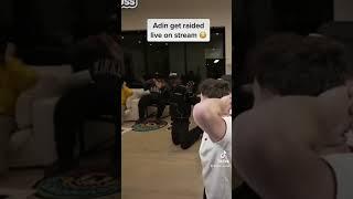 Adin Ross gets swatted live on stream  must watch