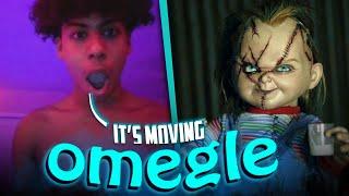 Chucky pranks strangers on Omegle JUMPSCARE TROLLING on OMEGLE