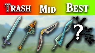 ALL 118 Weapons Ranked  Tears of the Kingdom