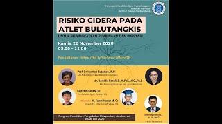 WEBINAR RISIKO CIDERA PADA ATLET BULUTANGKIS  P3MI SF 2020