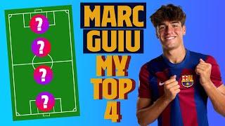 MARC GUIU  MY TOP 4 LEGENDS  FC Barcelona