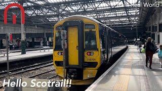 Train Real World - Hello Scotrail - Edinburgh to Dunkeld & Birnam on Class 158