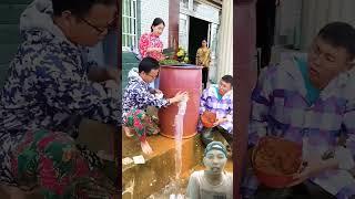 menambal tong air #funny #satisfying #shortvideo #shorts