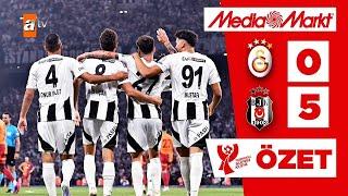 Galatasaray 0 - 5 Beşiktaş  2024 Süper Kupa Finali  Kısa Özet